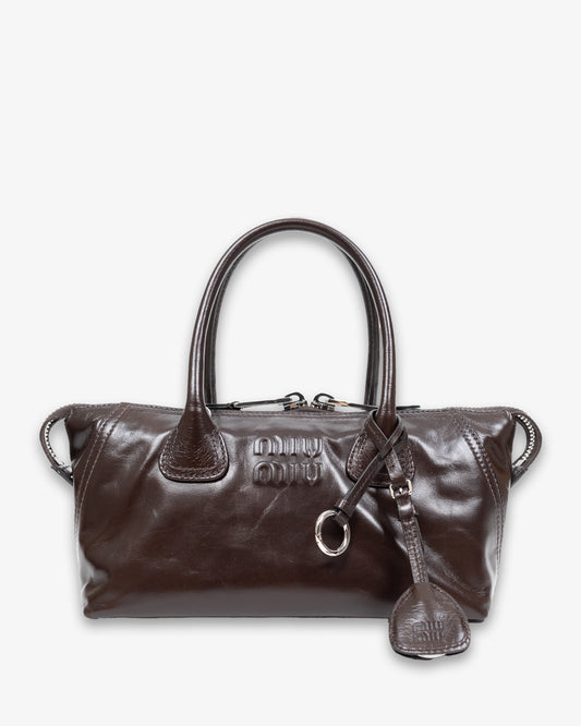 MIU MIU Leather Handbag Moro