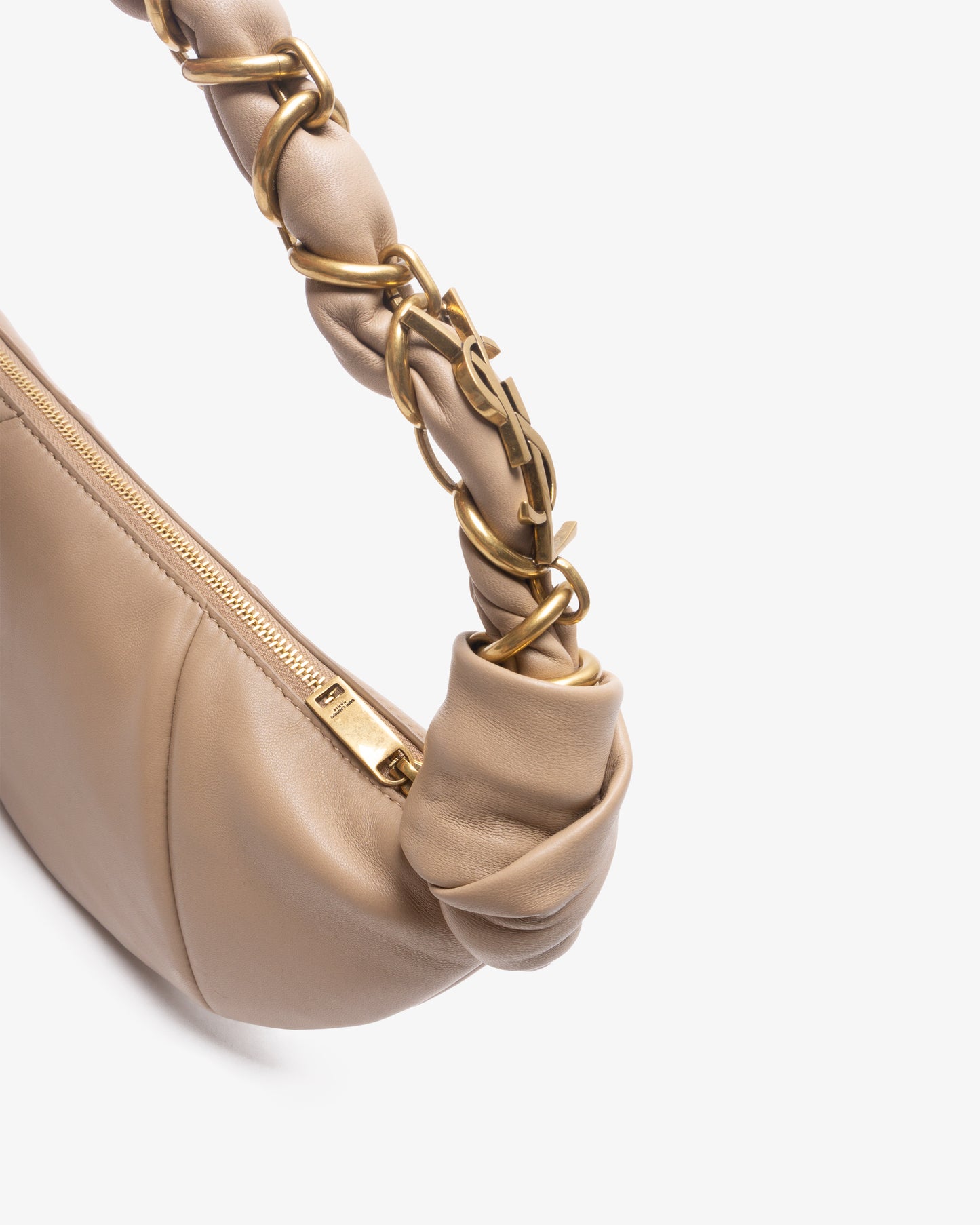 SAINT LAURENT YSL PW Mini Amalia Clear Beige