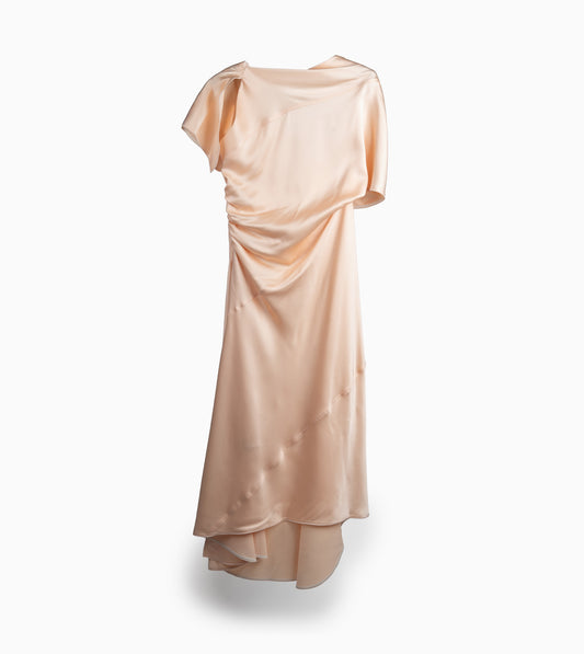 VICTORIA BECKHAM Asymmetric Twist Dress Blossom