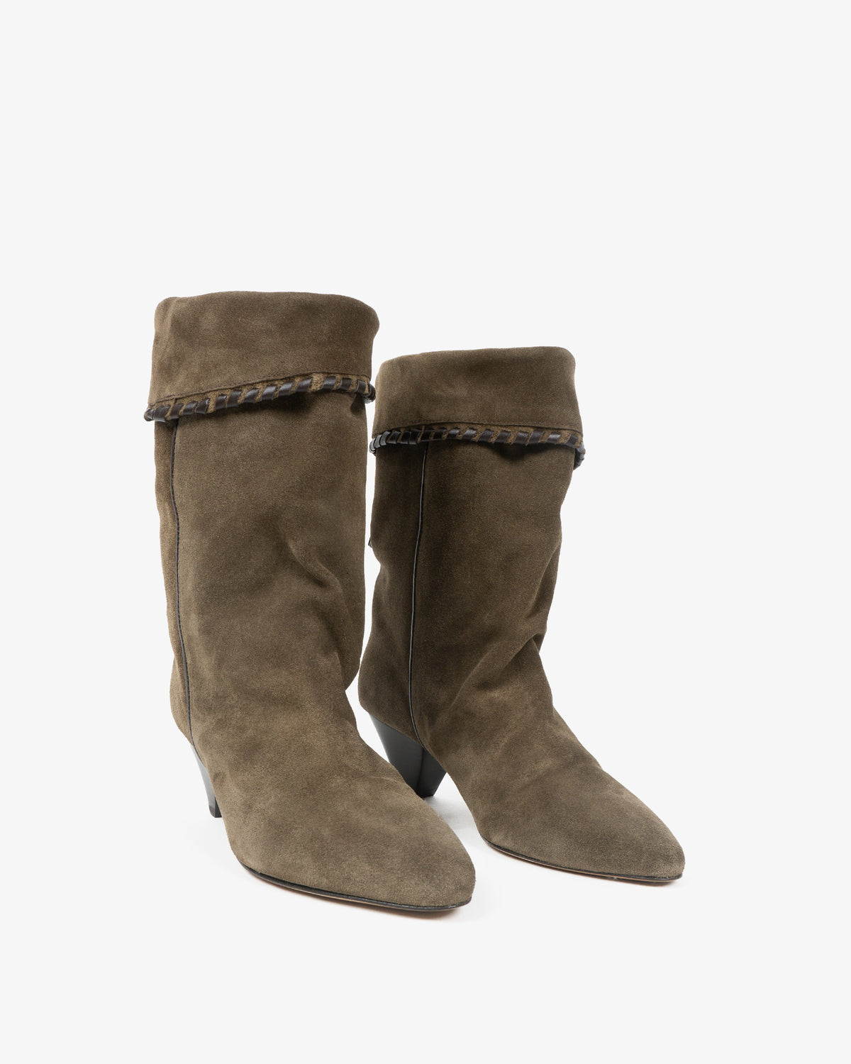 ISABEL MARANT SUEDE BRONZE BOOTIE