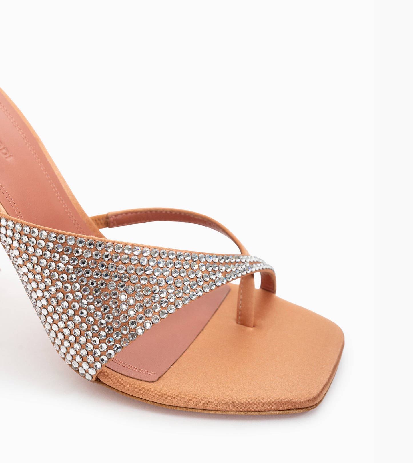 AMINA MUADDI Ane Mesh Crystal Flat