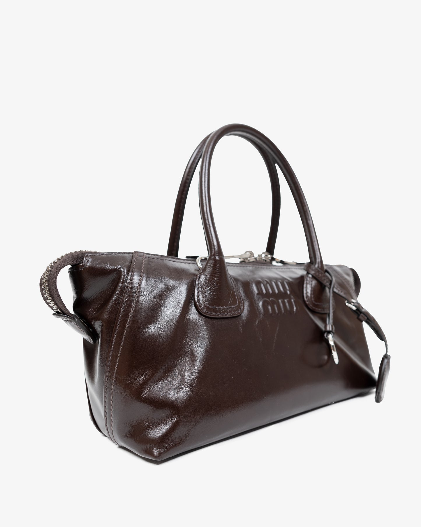 MIU MIU Leather Handbag Moro