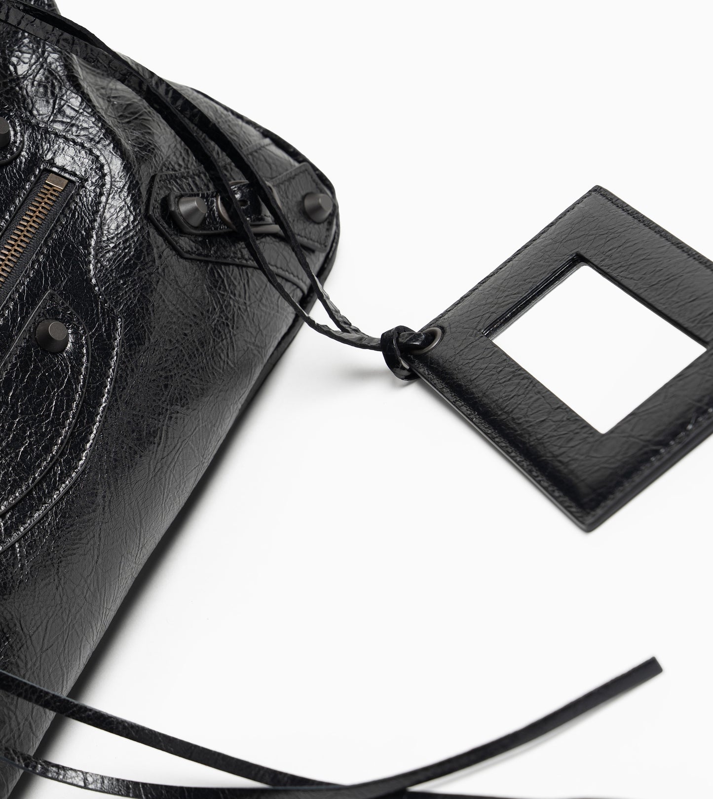 BALENCIAGA Bag with Detachable Strap & Mirror Black