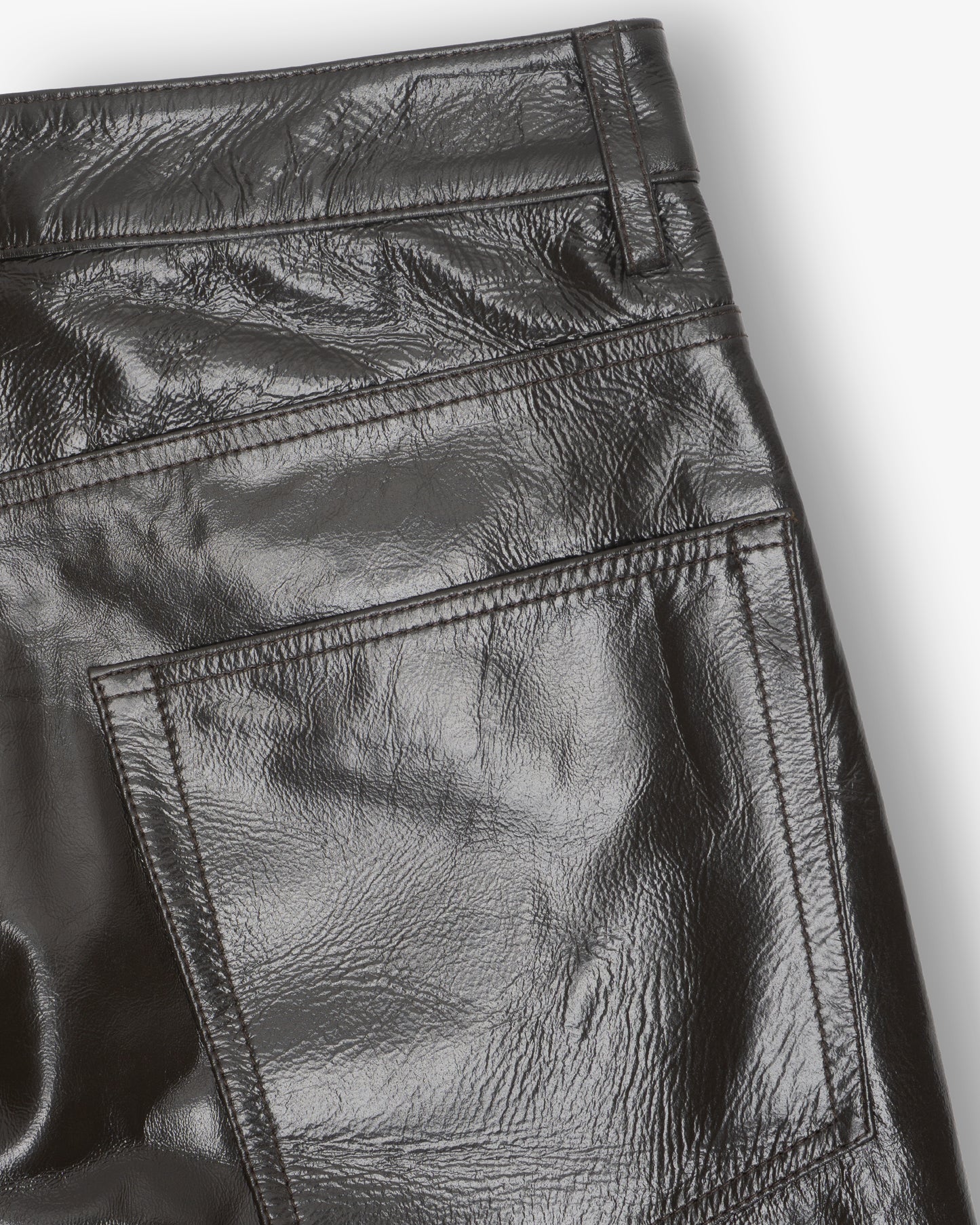 RÓHE Bruun Lacquer Baggy Trousers Soil