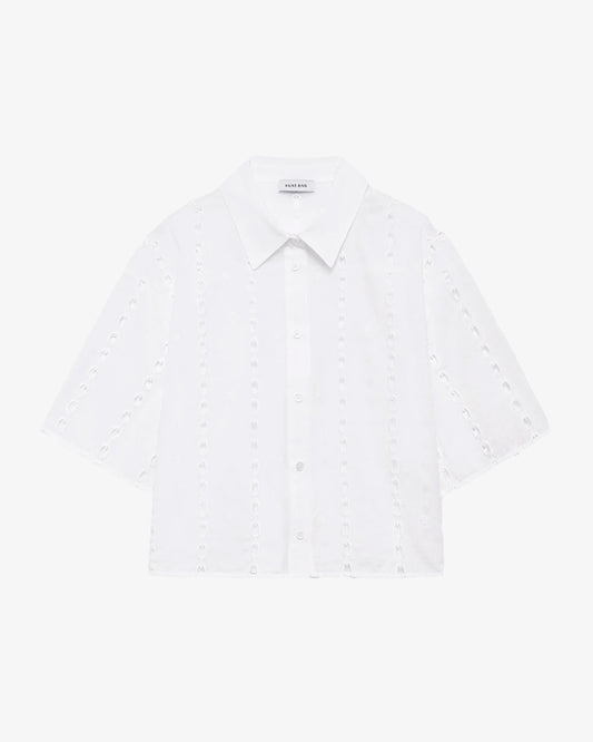 ANINE BING Lincoln Shirt White