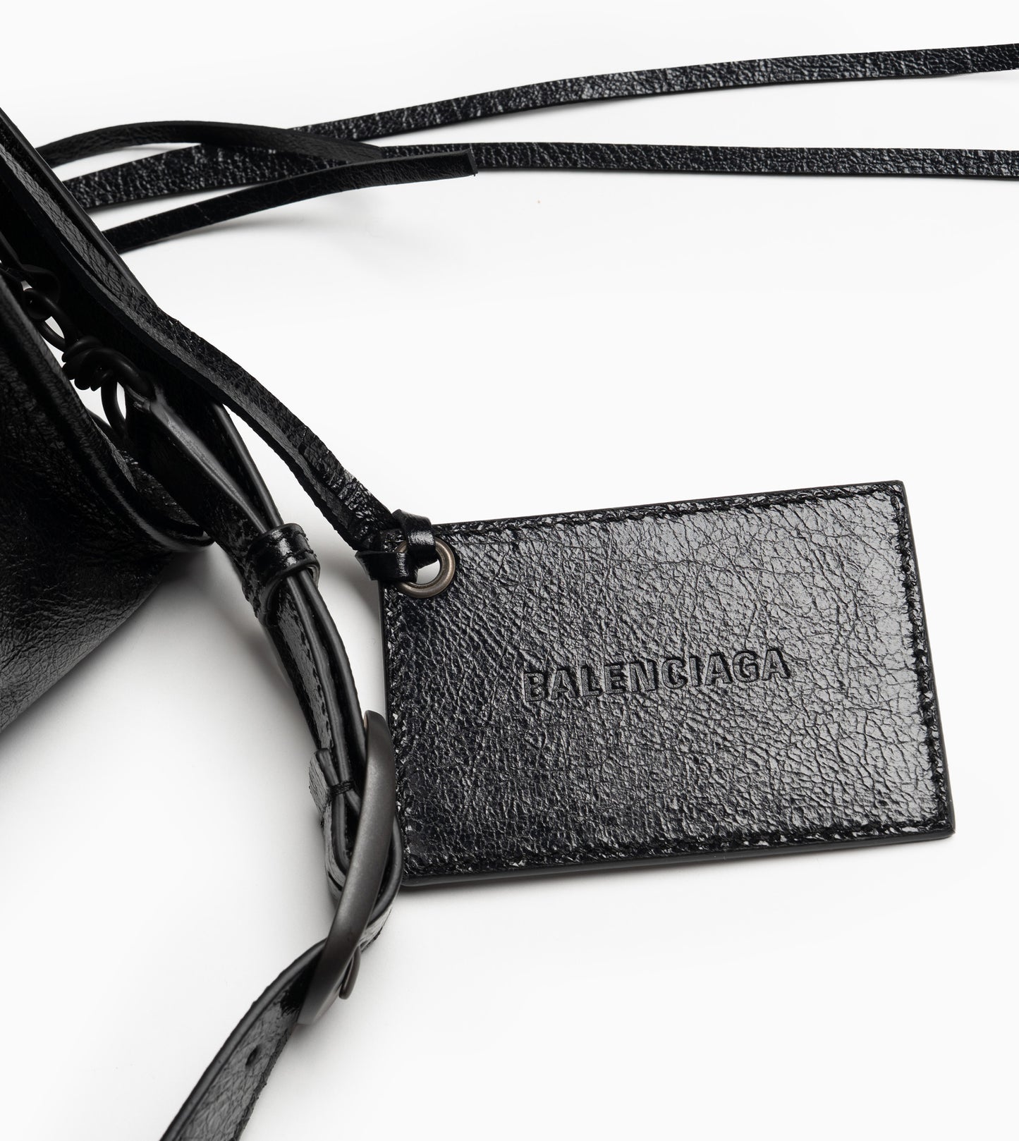 BALENCIAGA Bag with Detachable Strap & Mirror Black