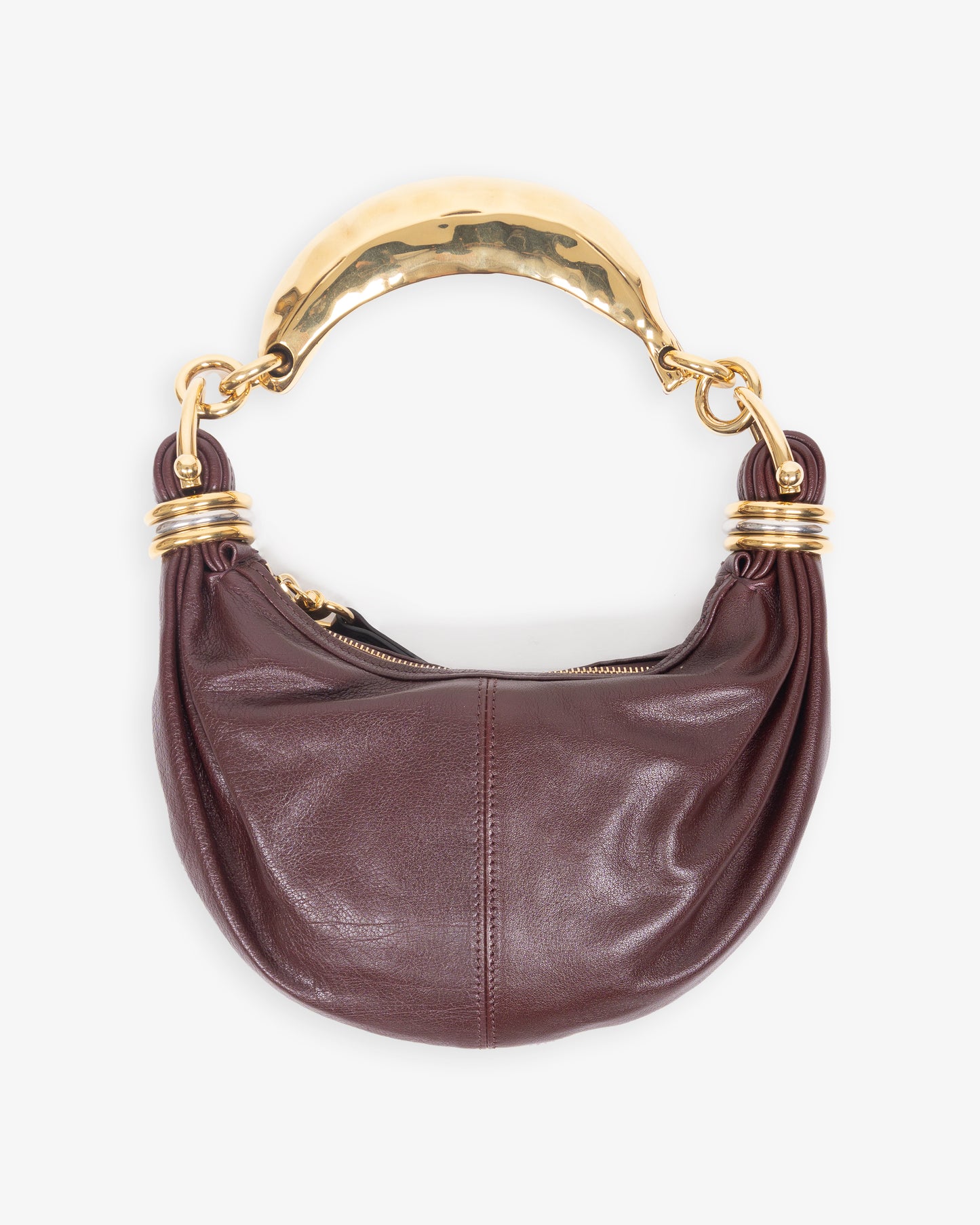 CHLOÉ Bracelet Bag Grenat