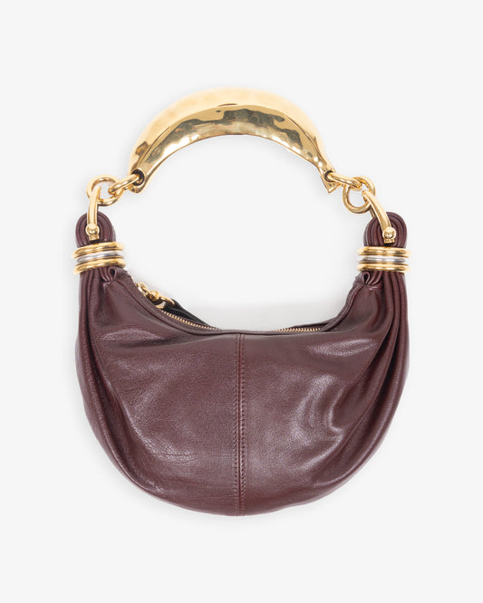 CHLOÉ Bracelet Bag Grenat