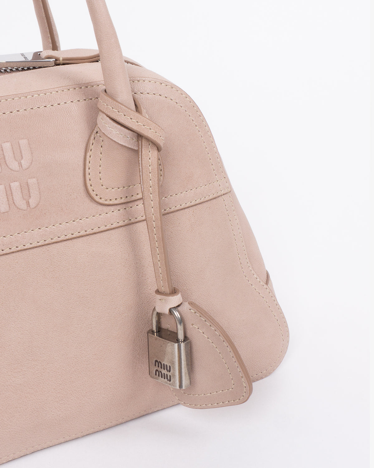 MIU MIU Vivant Nappa Bag Opale