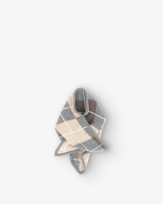 & DAUGHTER Argyle Foulard grey