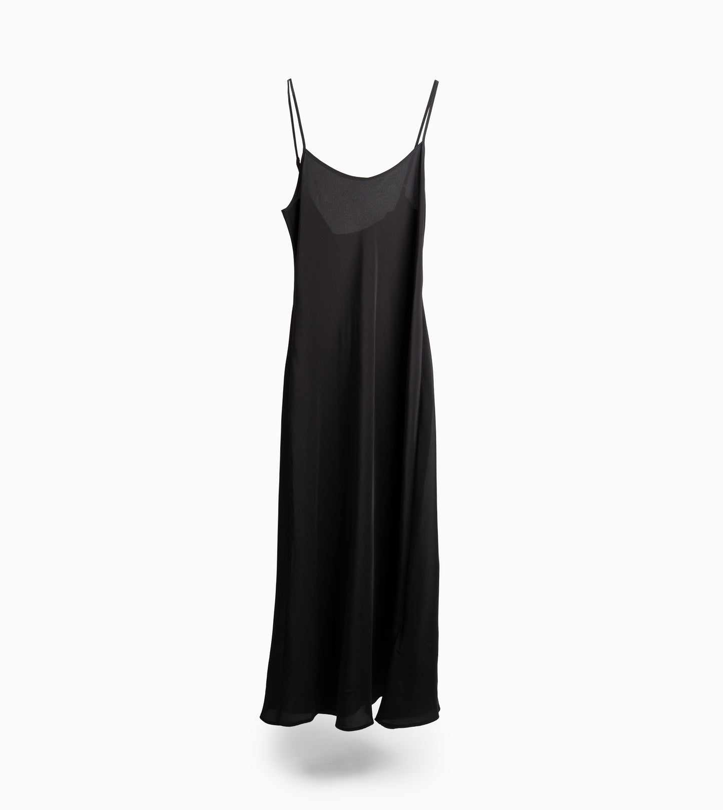 VICTORIA BECKHAM Scoop Neck Midi Dress Black