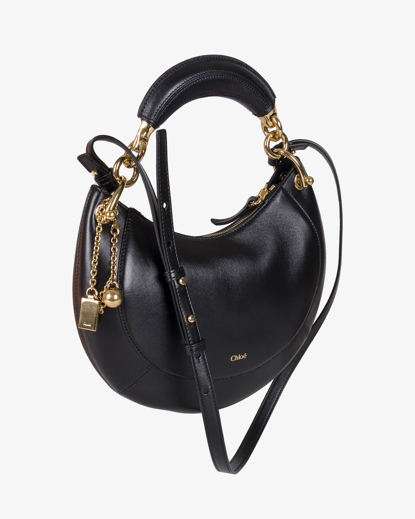 CHLOÉ S921 Banana Bag Black