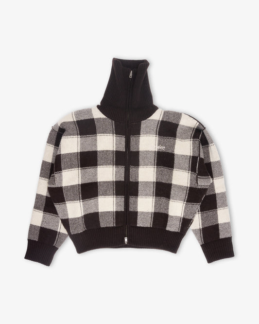 GOLDEN GOOSE Journey´s W´s Knit Bomber Rachelle Wool Check Jacquard