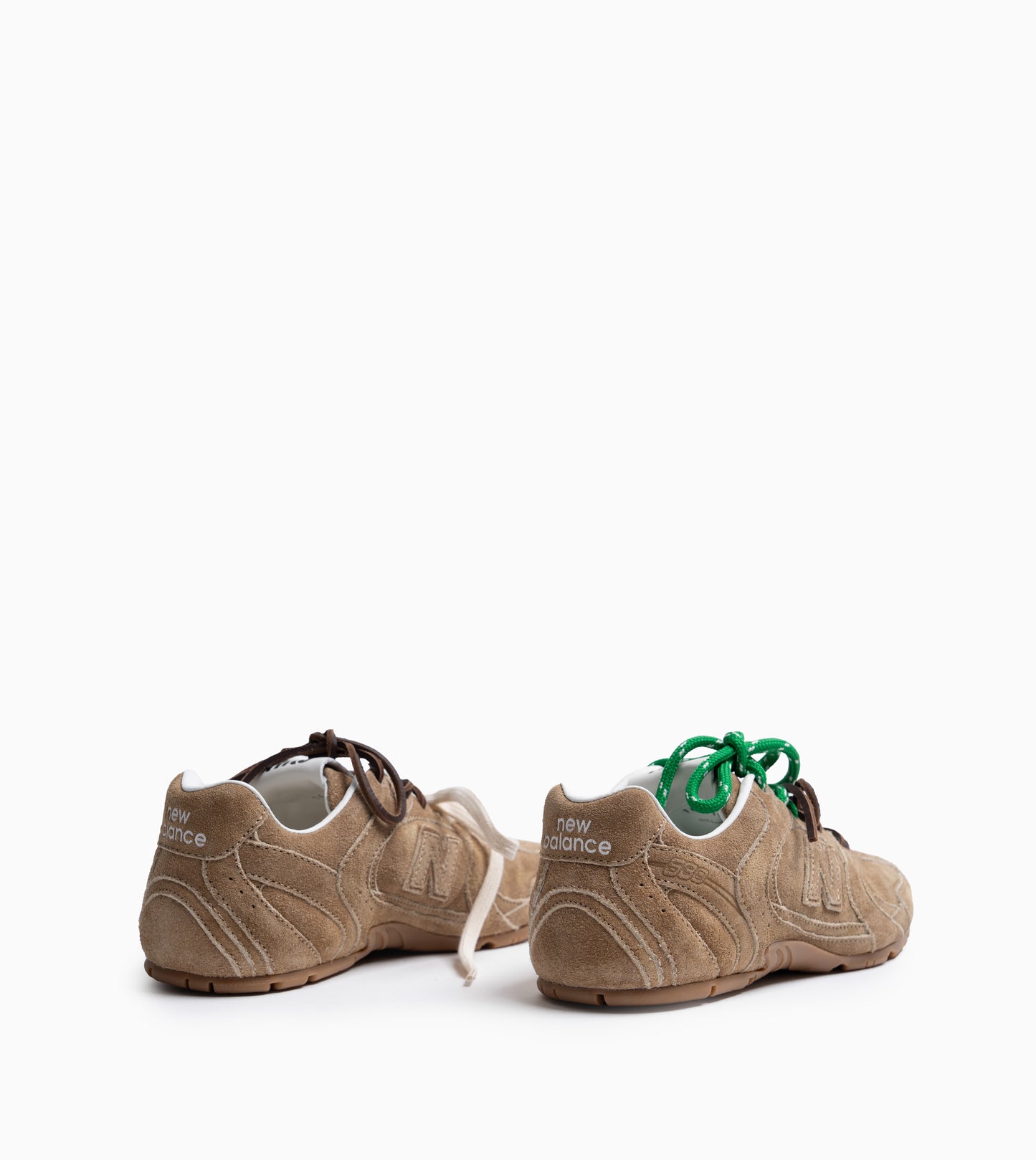 MIU MIU NB SNEAKER SCAMOSCIATO ECRU