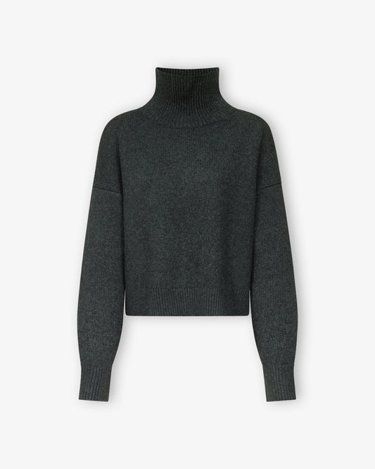 LOU LOU Jonah Turtleneck Sweater Charcoal