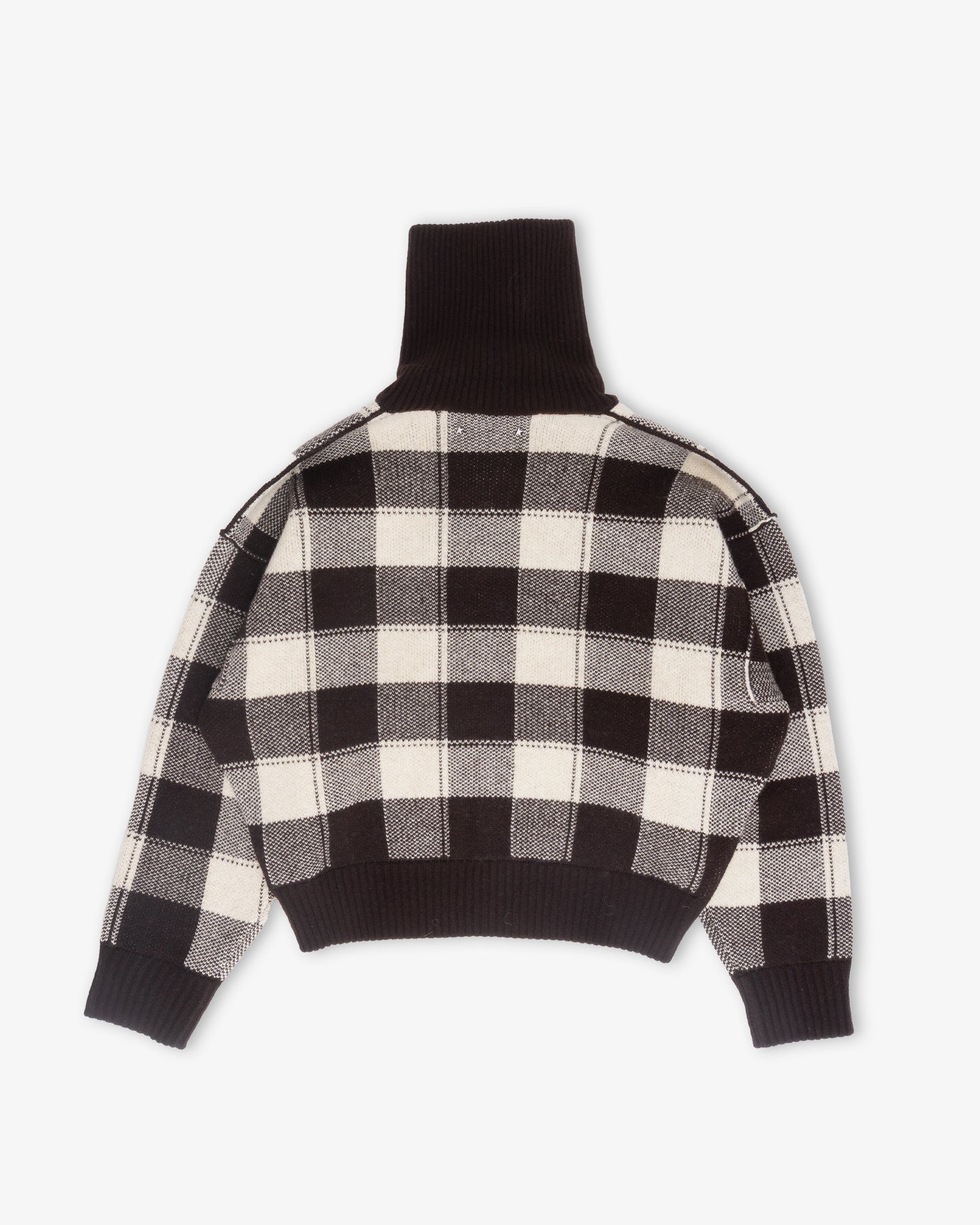GOLDEN GOOSE Journey´s W´s Knit Bomber Rachelle Wool Check Jacquard
