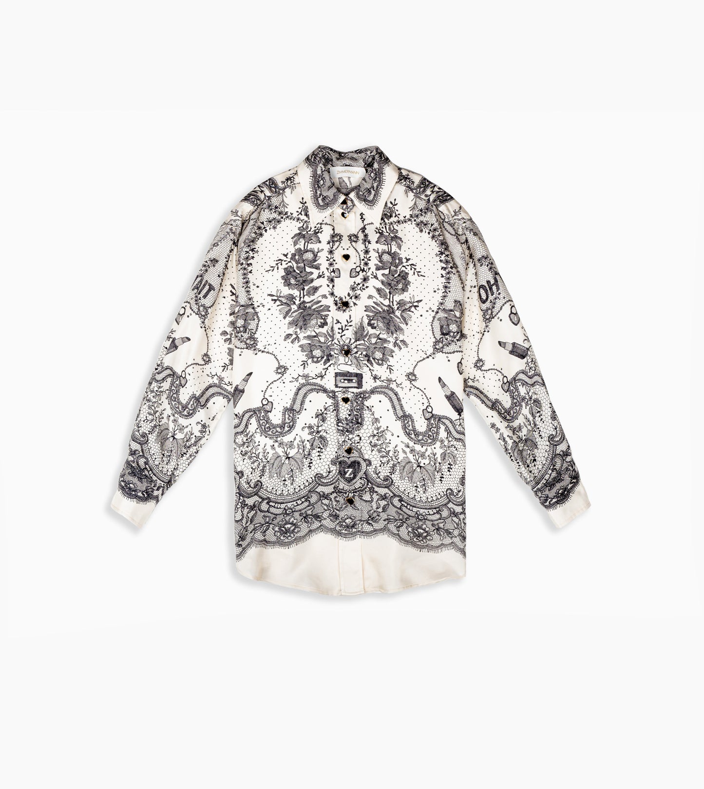 ZIMMERMANN- Crush Relaxed Shirt