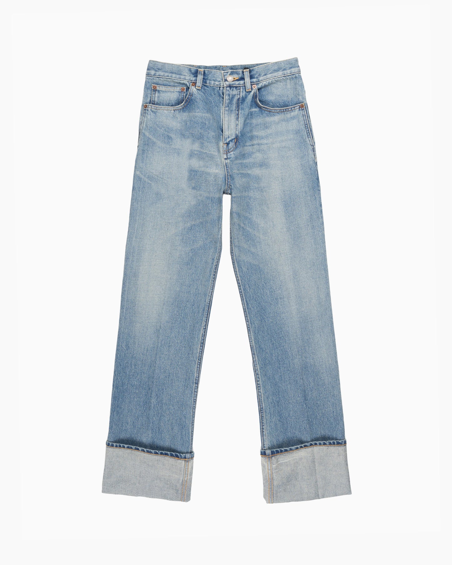 SAINT LAURENT Mid Rise Straight Jeans