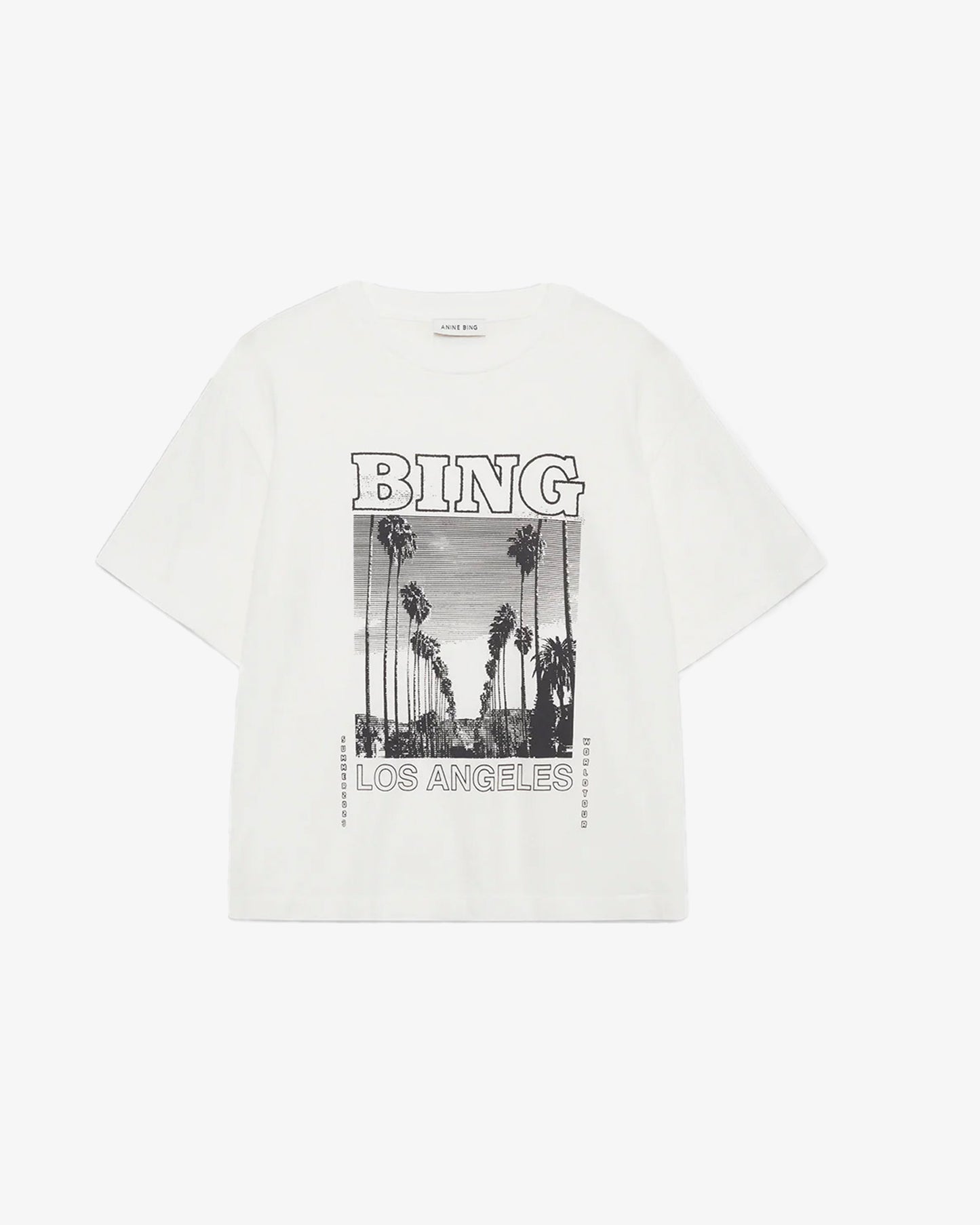 ANINE BING Louis Tee Bing Tour Ivory