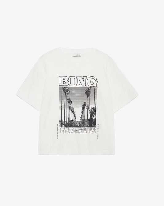 ANINE BING Louis Tee Bing Tour Ivory