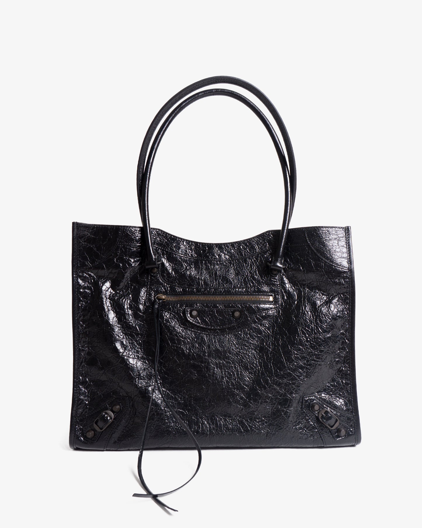 BALENCIAGA Medium Le City Tote Bag in Black