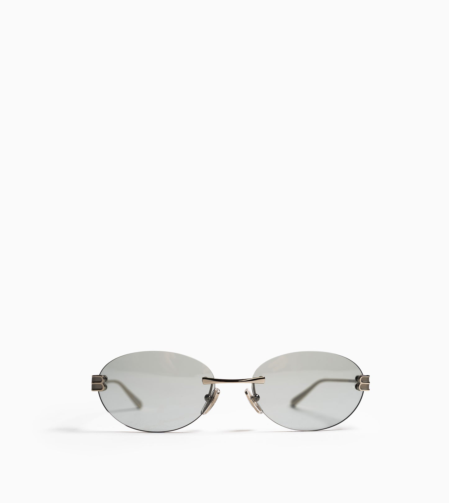 BALENCIAGA Sunglasses Gossip Oval AF Light Grey