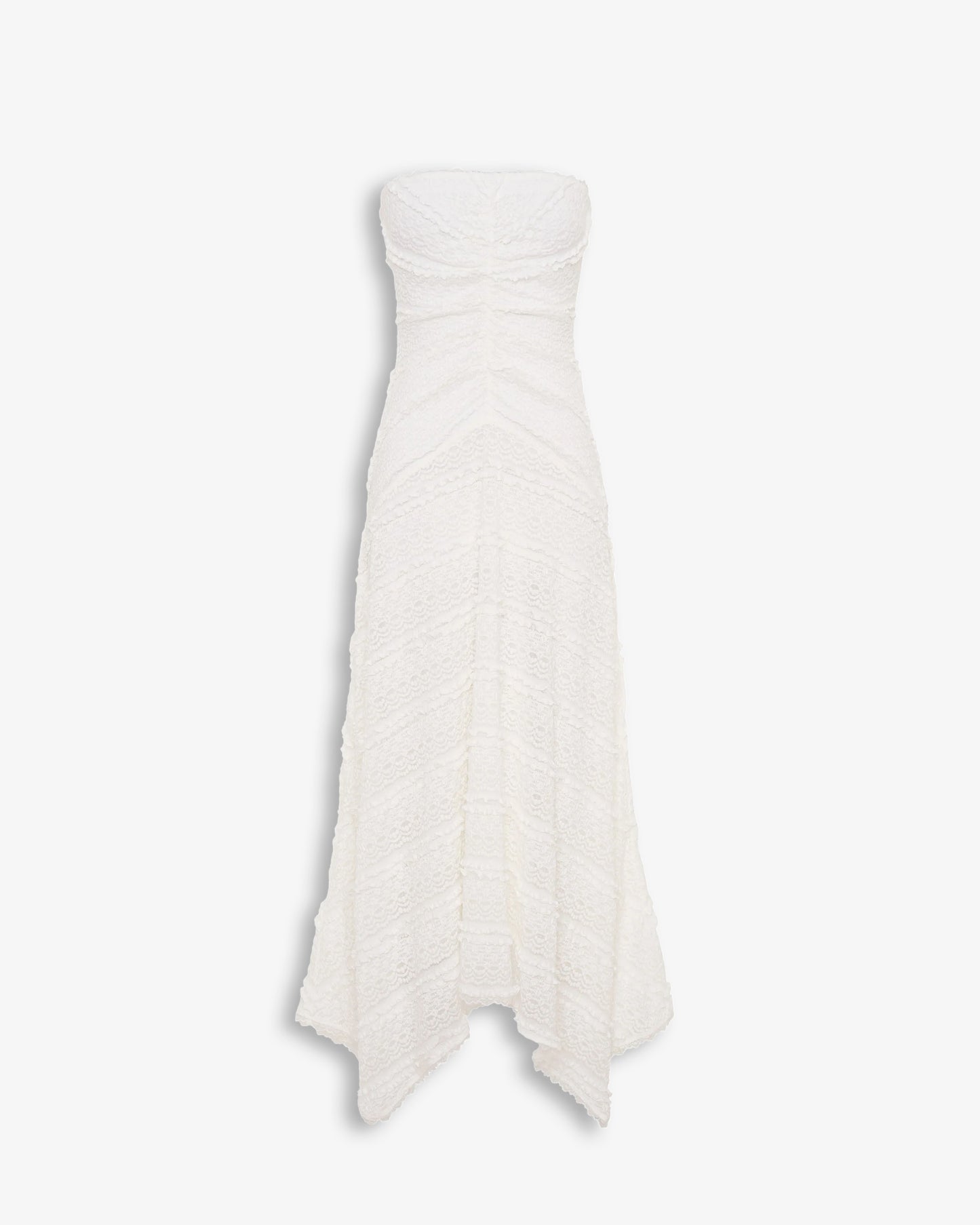 THIRD FORM Sway Strapless Dress Milk