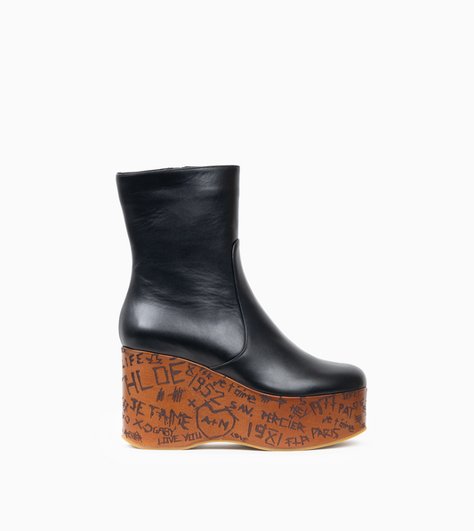 CHLOE ANKLE BOOTS BLACK