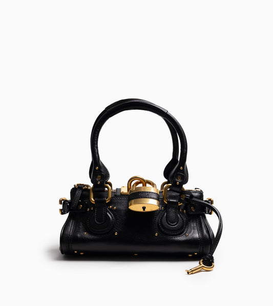 CHLOE M PADDINGTON BAG BLACK
