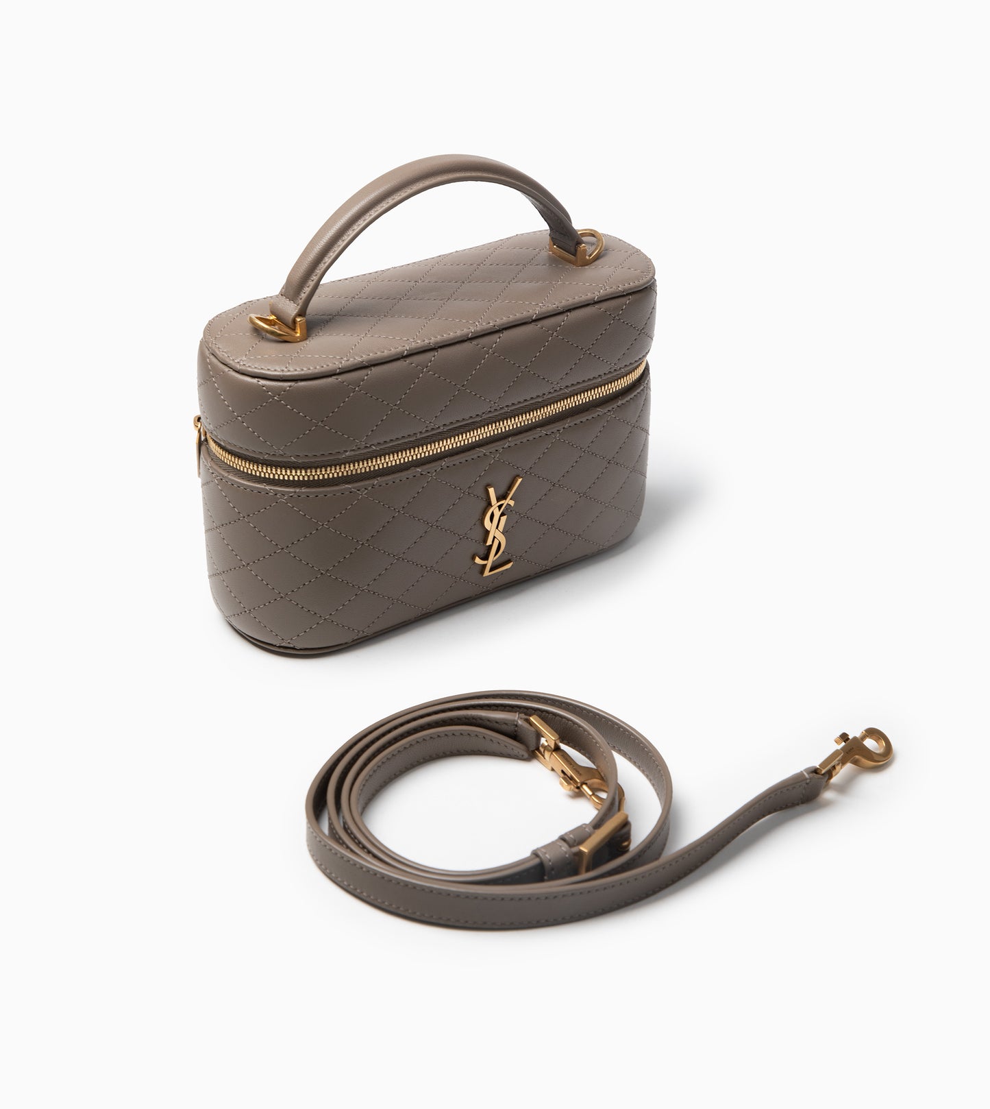 SAINT LAURENT Mini Gaby Bag Plaza Taupe