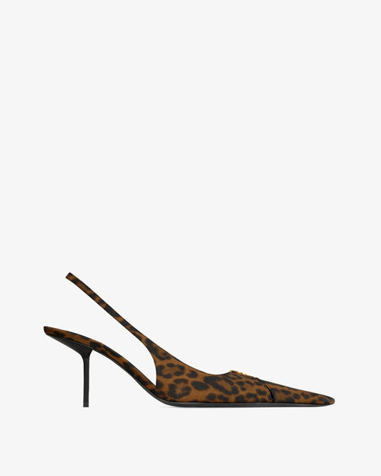 SAINT LAURENT Shoes Pumps Mid Heel Manto Naturale