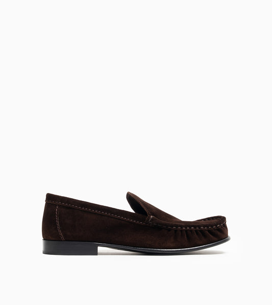 MIU MIU LOAFER SCAMOSCIATO MORO