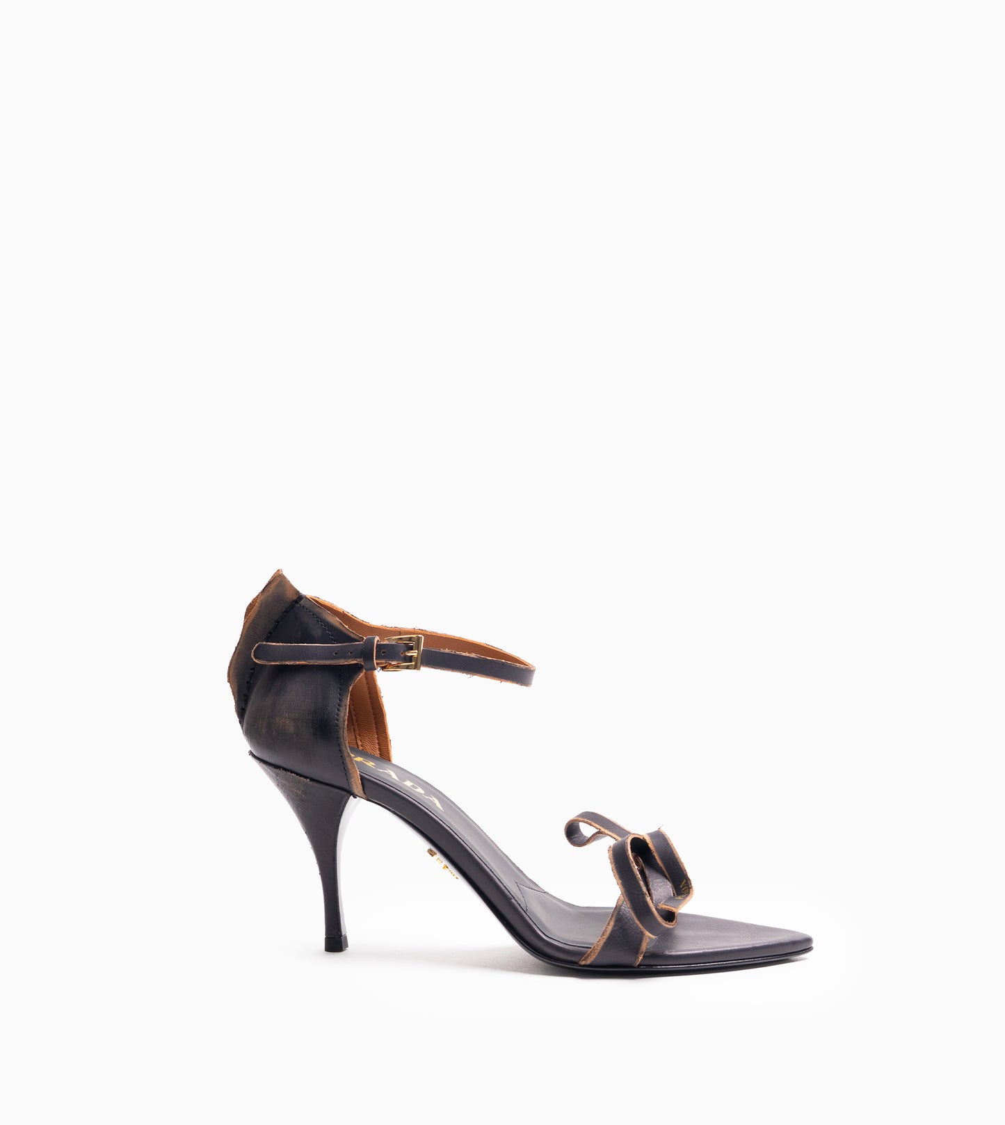 PRADA VITELLO OLD SANDAL