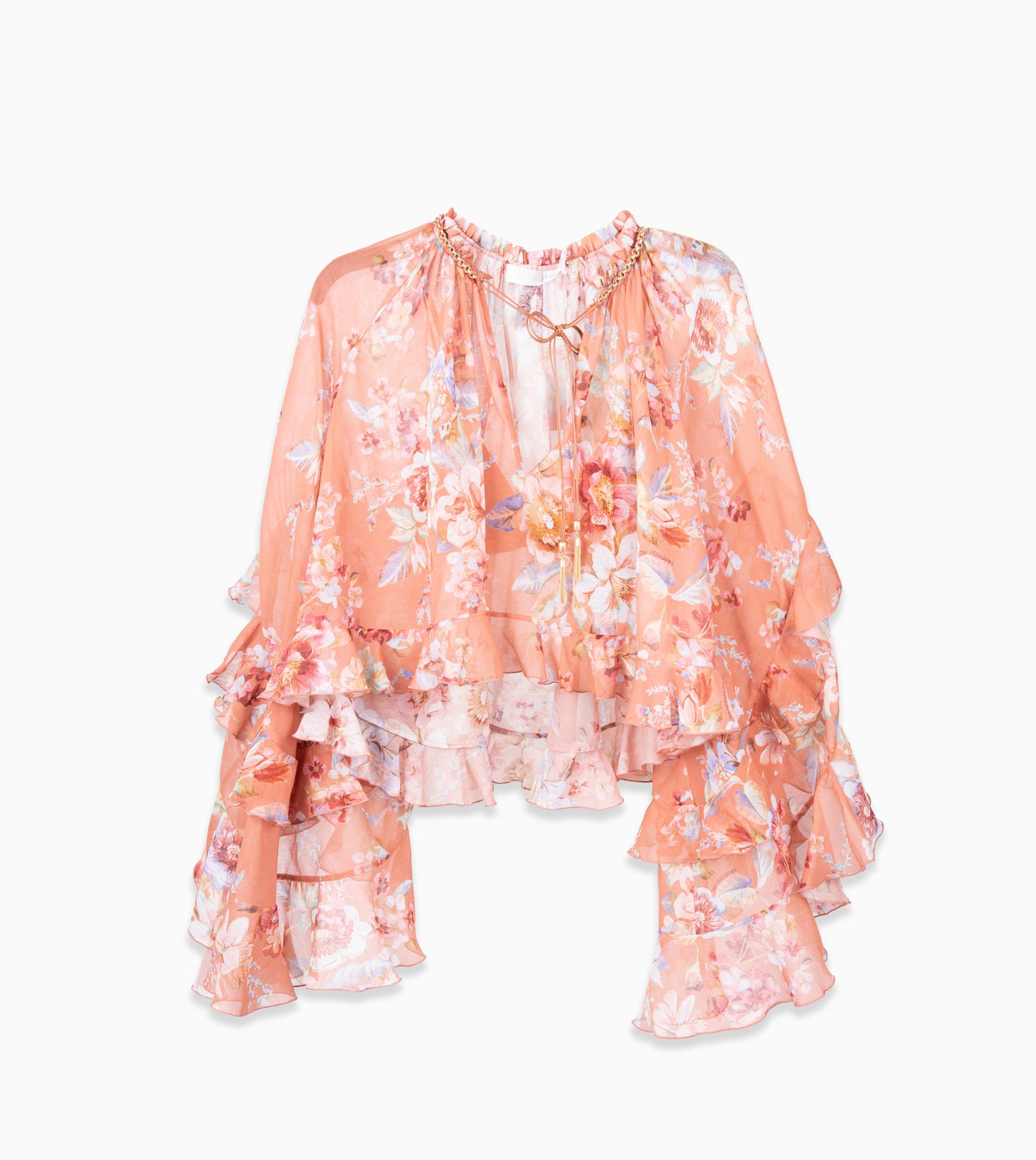 ZIMMERMANN Awaken Ruffle Blouse Multi