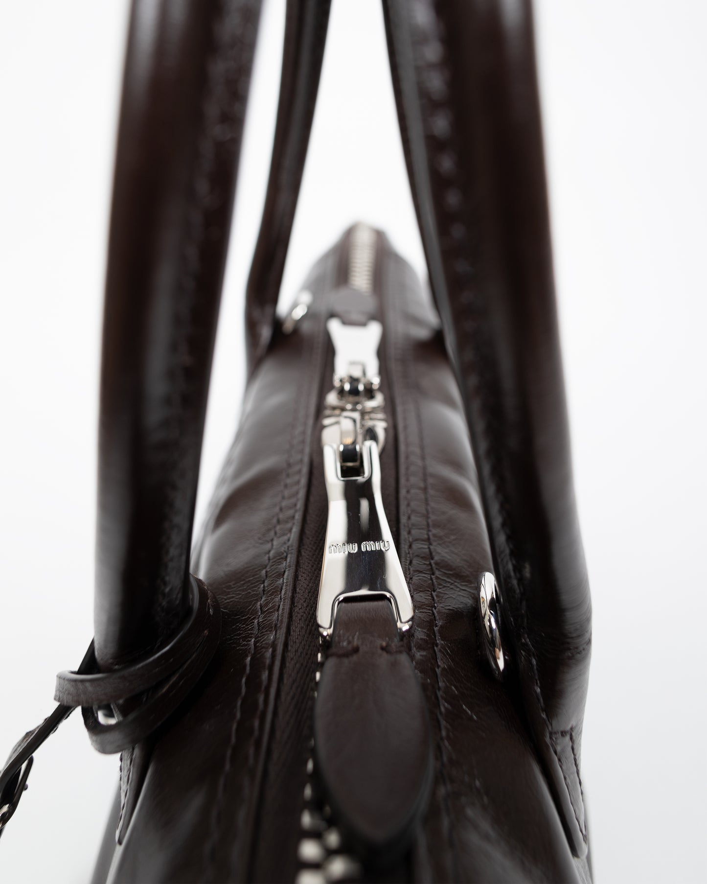 MIU MIU Leather Handbag Moro