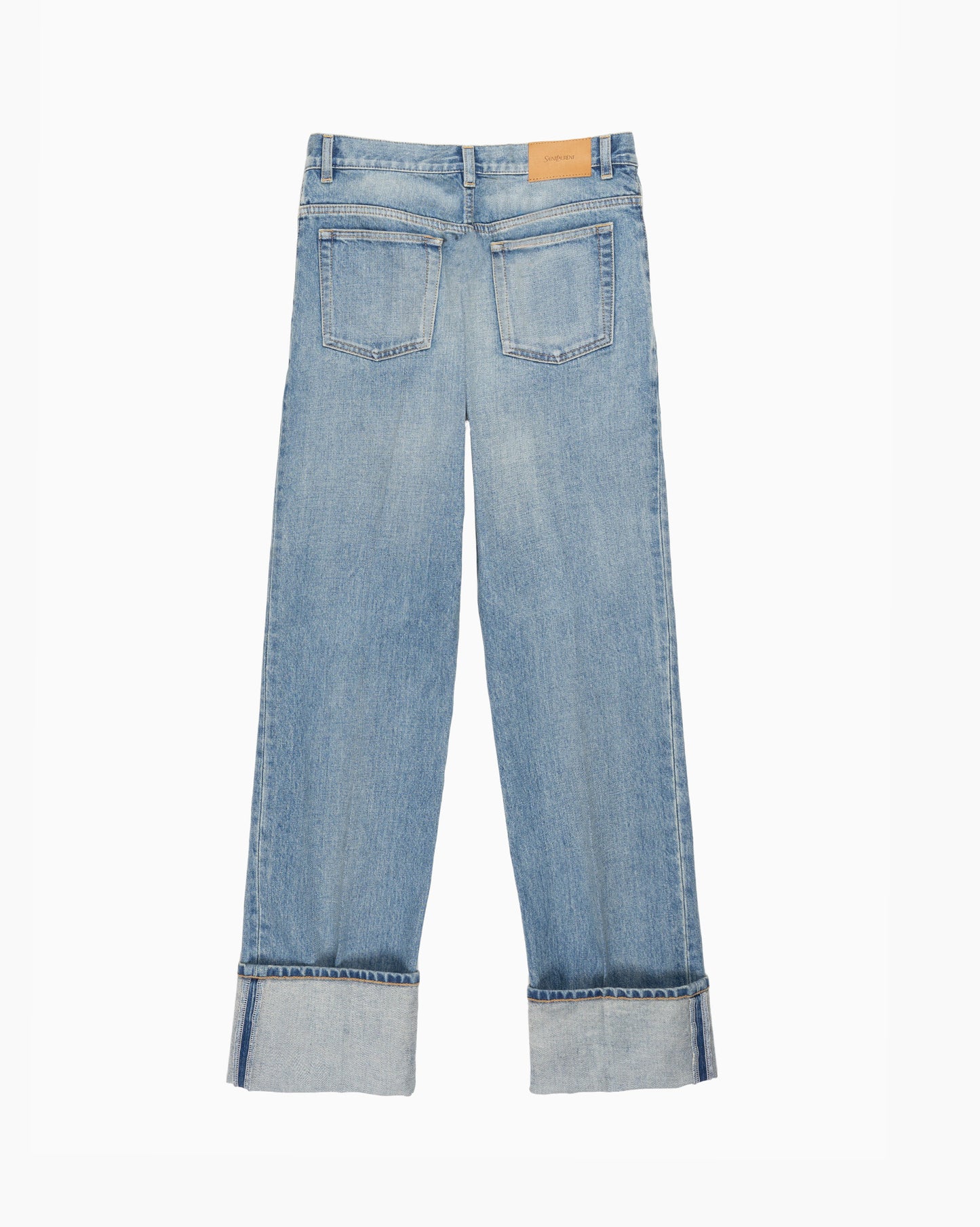 SAINT LAURENT Mid Rise Straight Jeans