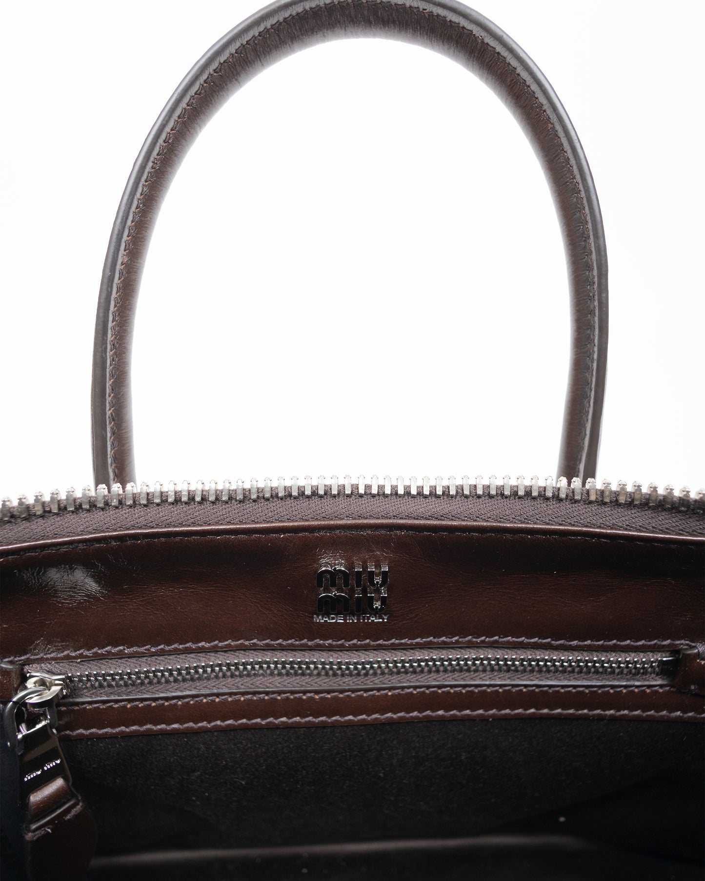 MIU MIU Leather Handbag Moro