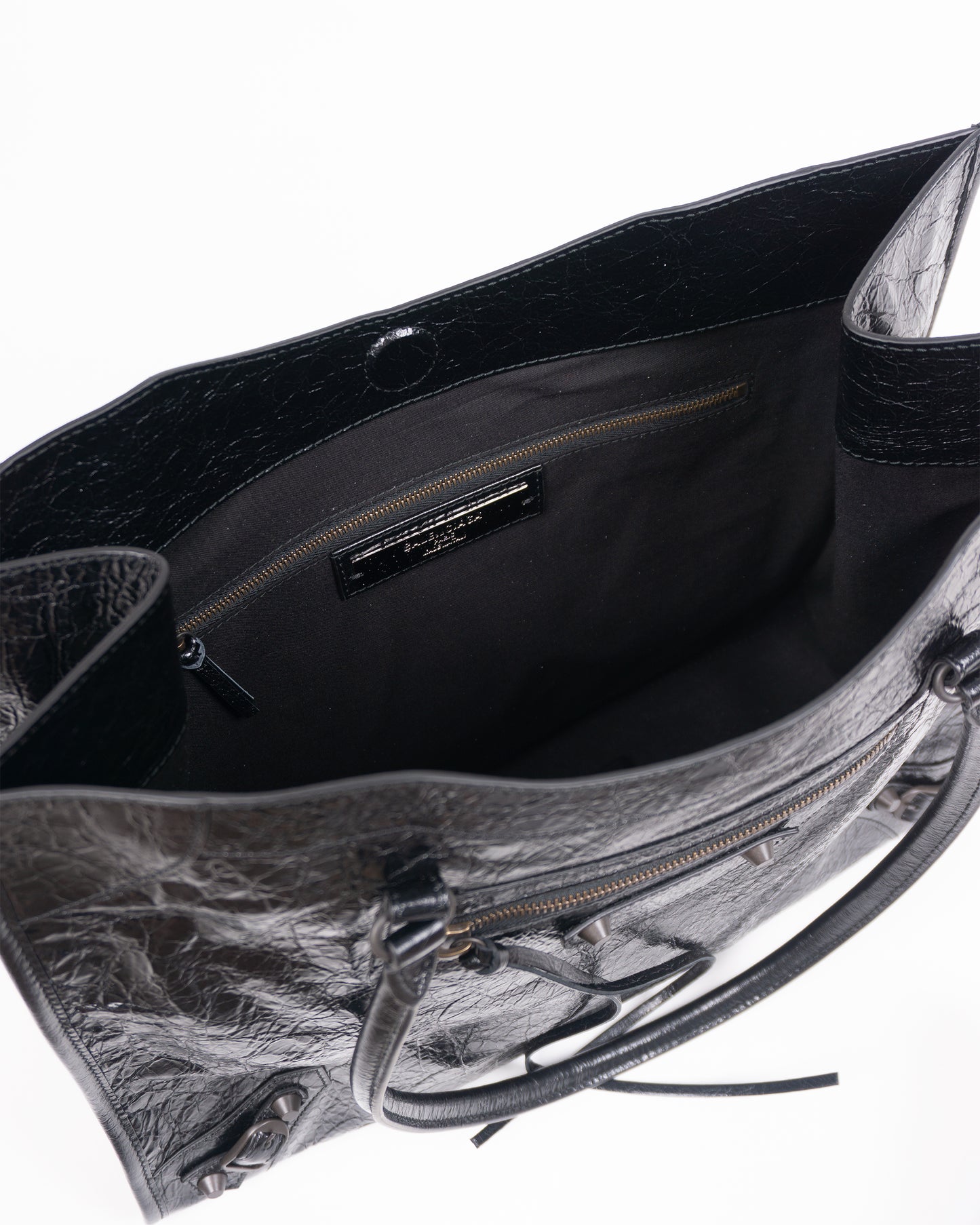 BALENCIAGA Medium Le City Tote Bag in Black
