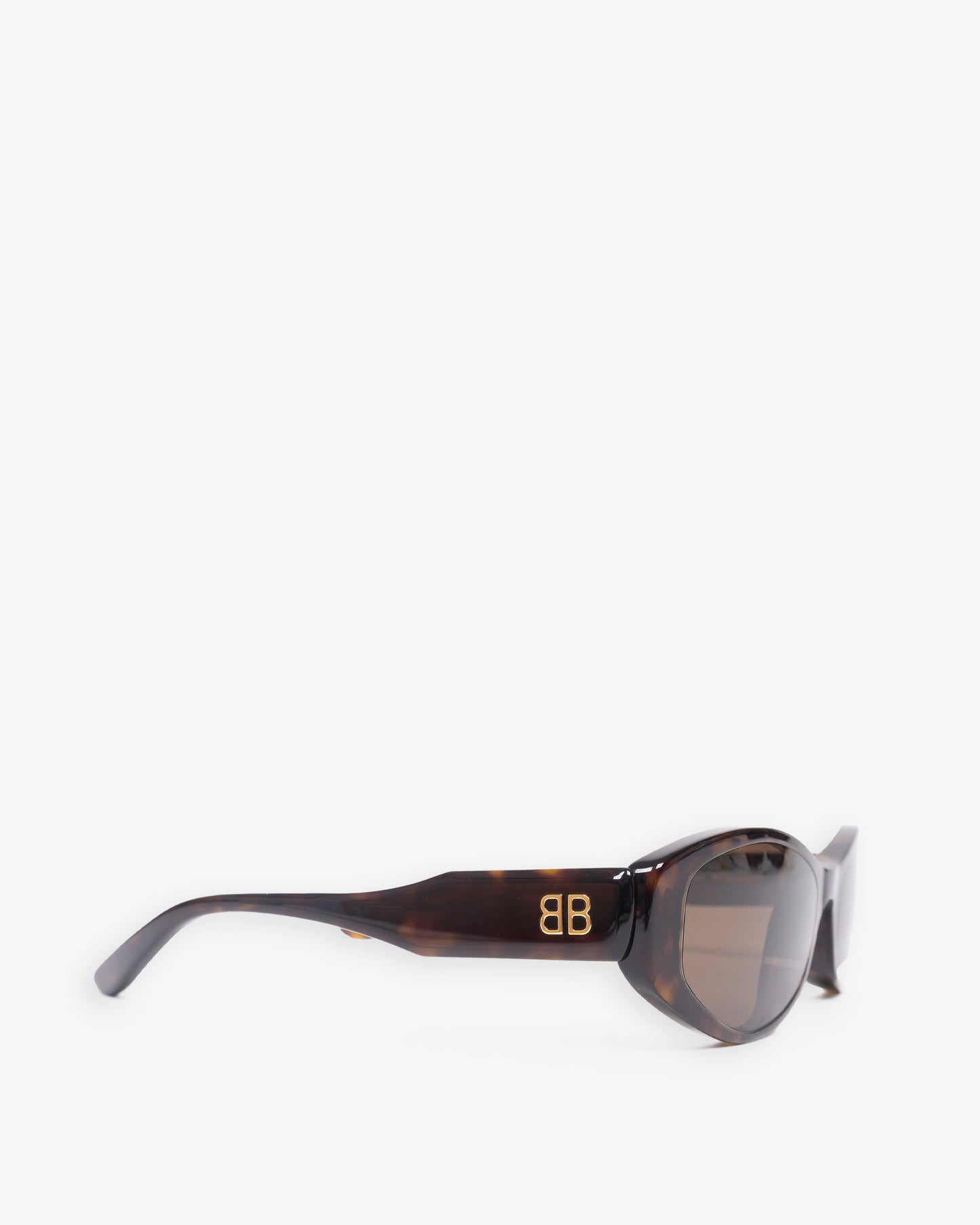 BALENCIAGA Sunglasses Nova Oval Dark Havana