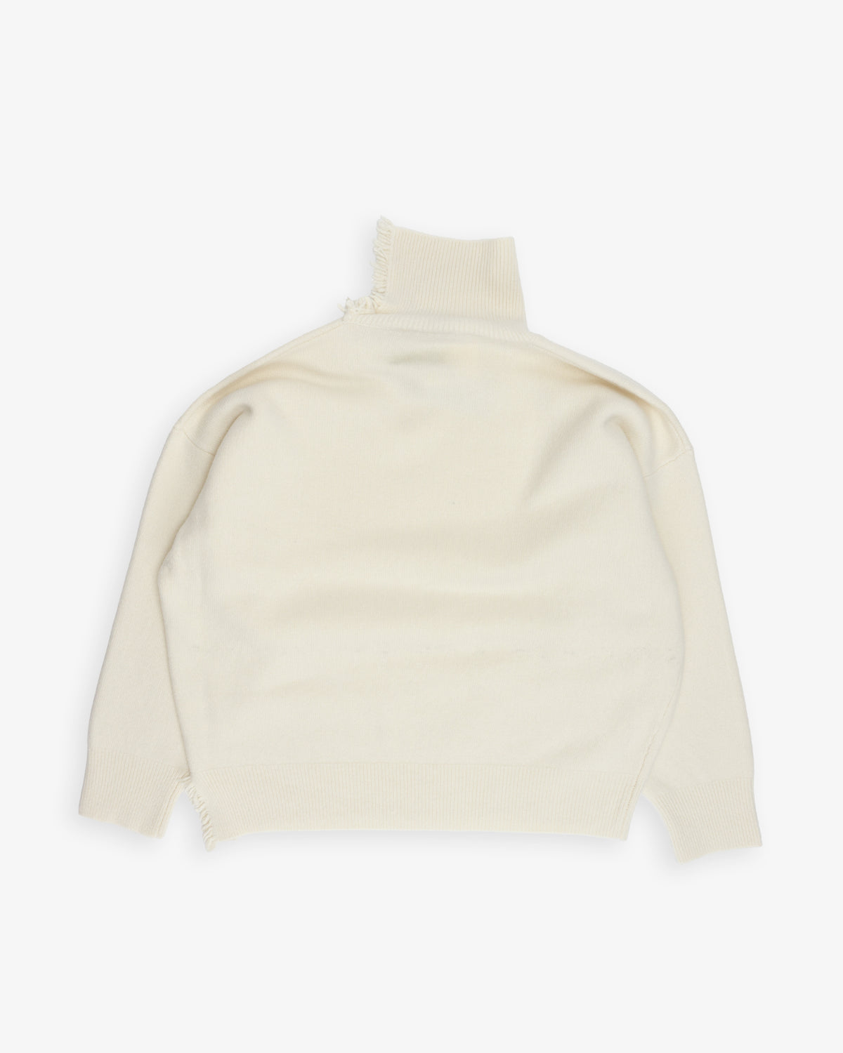 RÓHE Turtleneck with Raw Details Off White