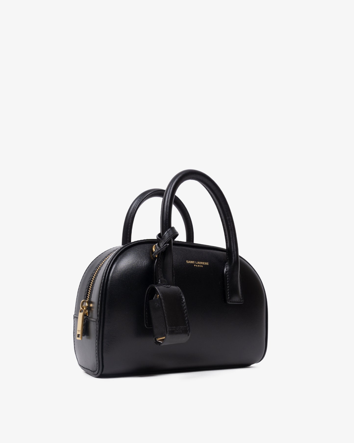 SAINT LAURENT YSL M.Bag with Removable Padlock Black