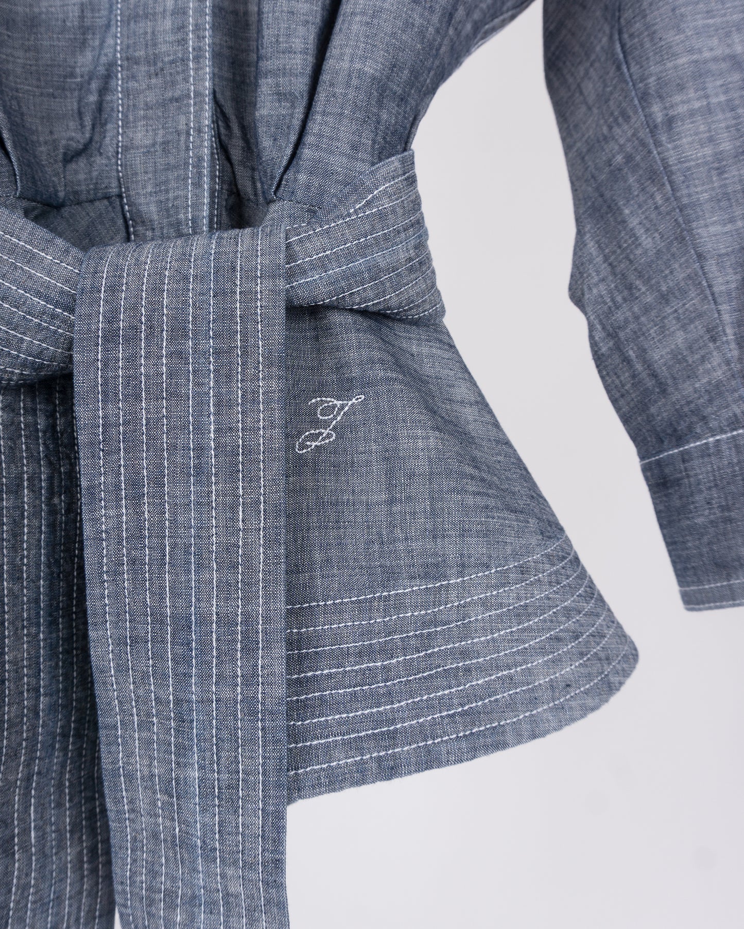 JACQUEMUS La veste Cabana De-Nimes Grey
