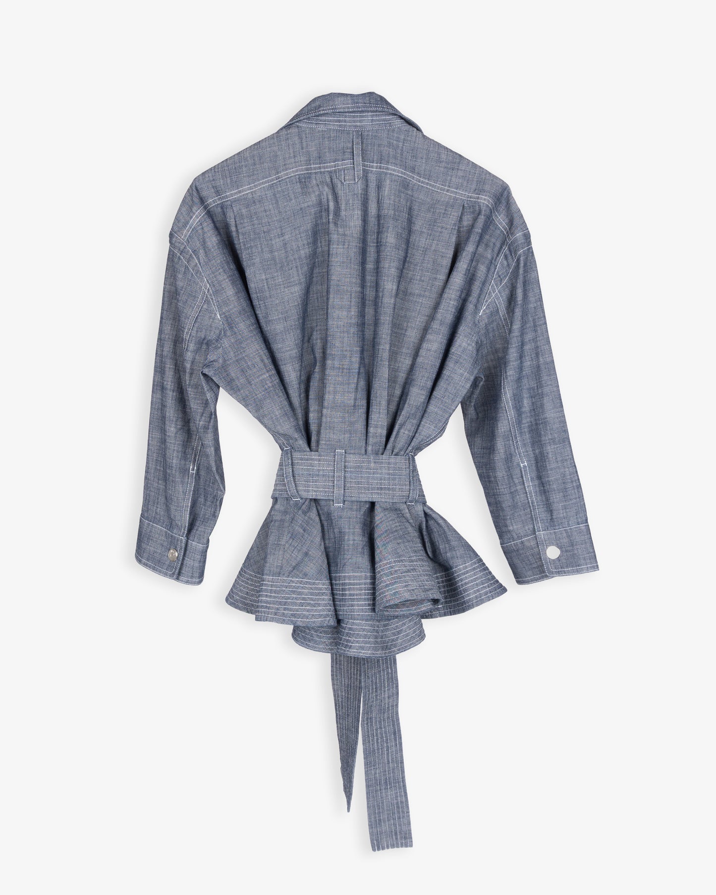 JACQUEMUS La veste Cabana De-Nimes Grey