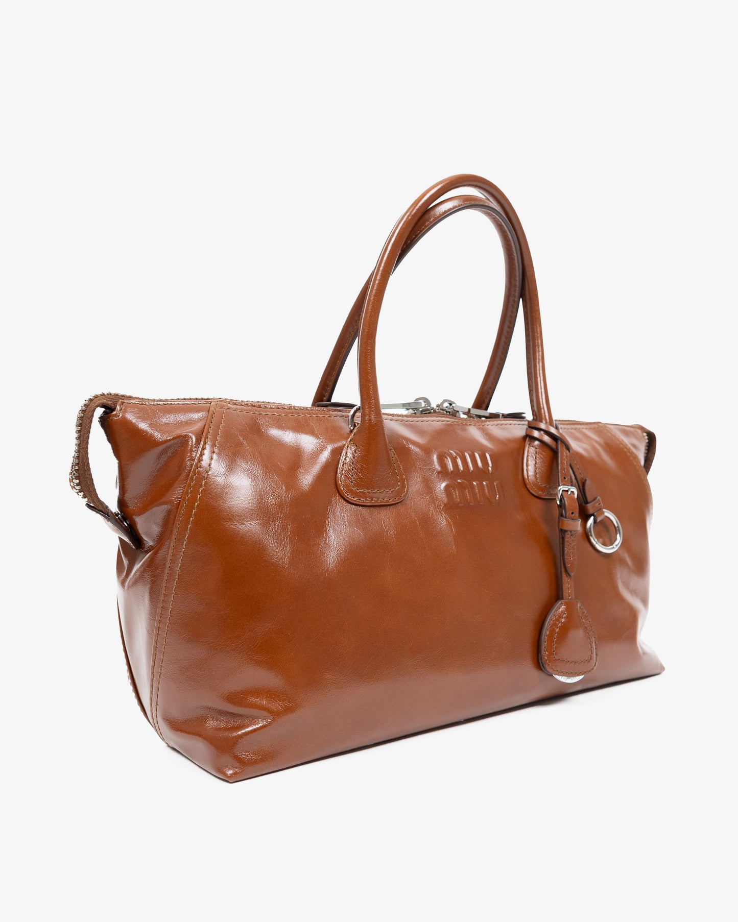 MIU MIU Leather Handbag Palissandro
