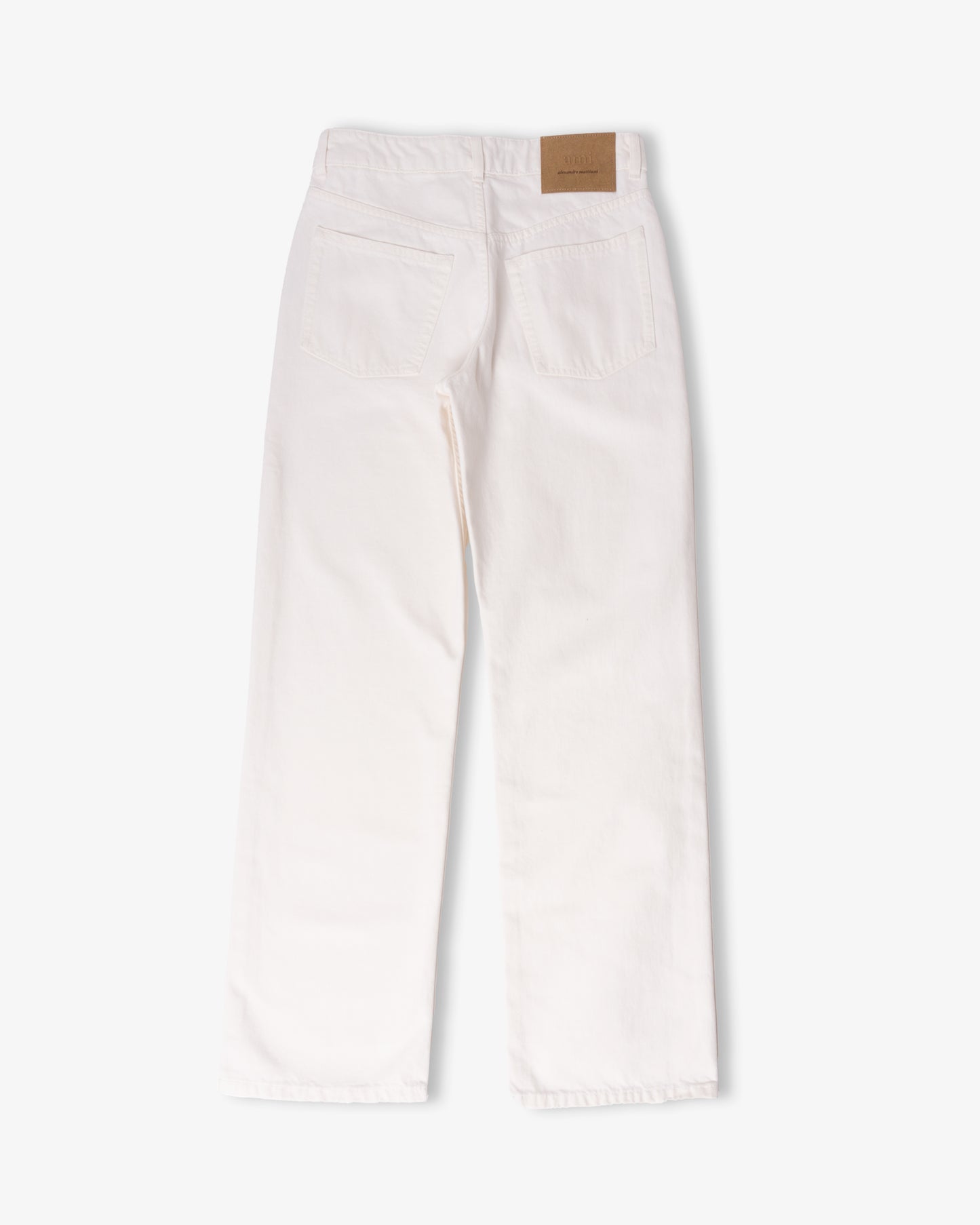 AMI PARIS Large Fit Large Fit Jeans White