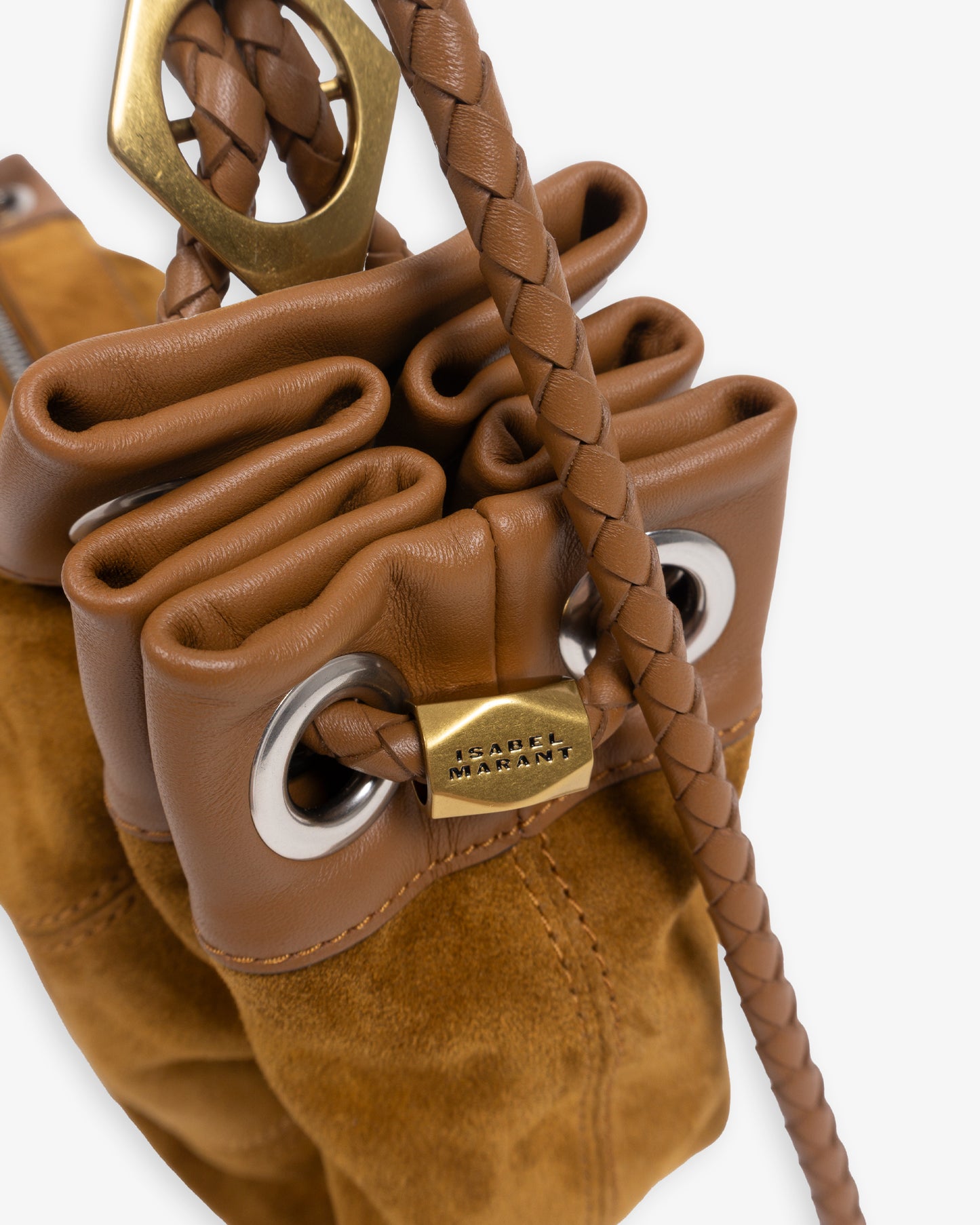 ISABEL MARANT Maia Medium Shoulder Bag Cognac