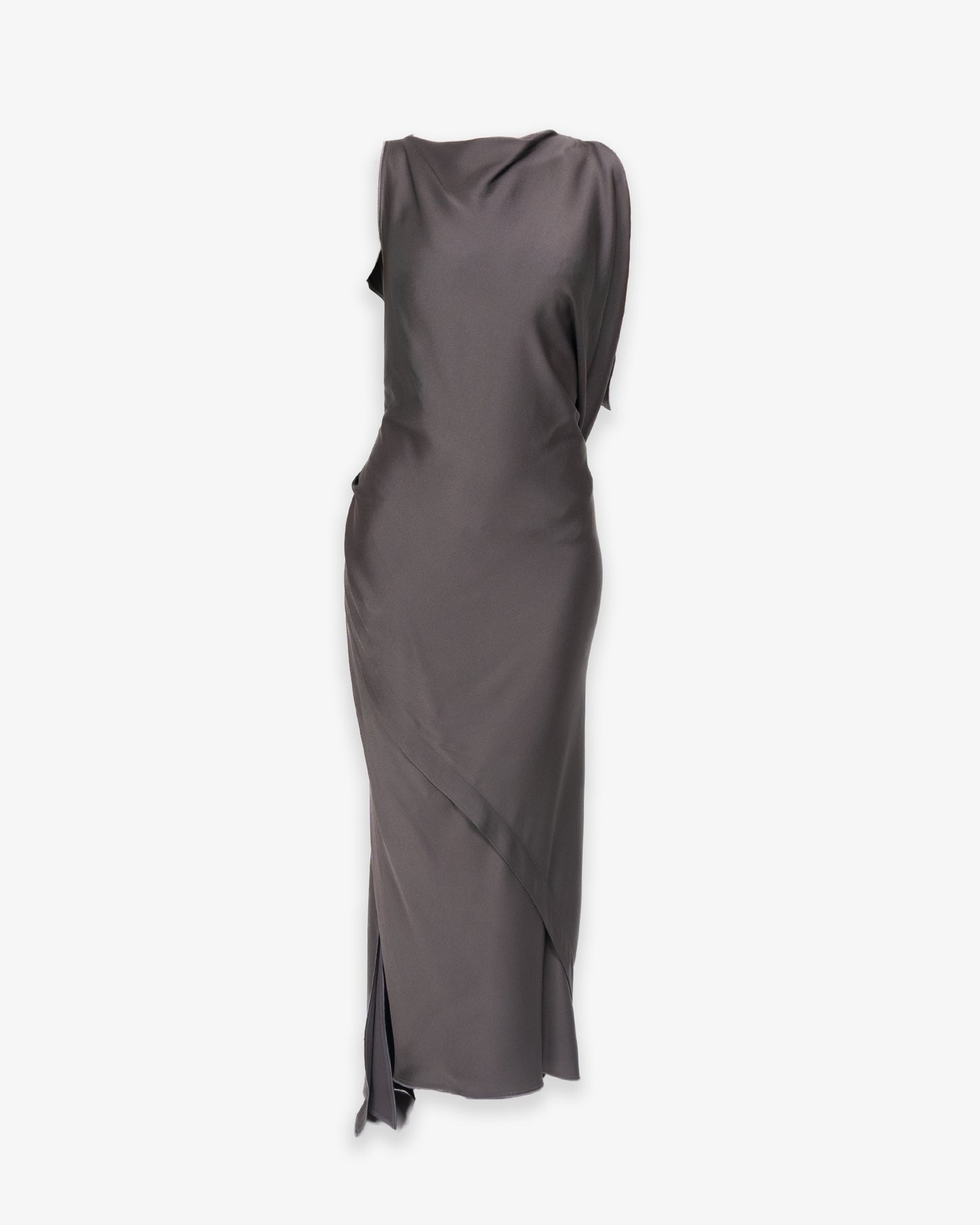 VICTORIA BECKHAM Sleeveless Draped Dress Ore