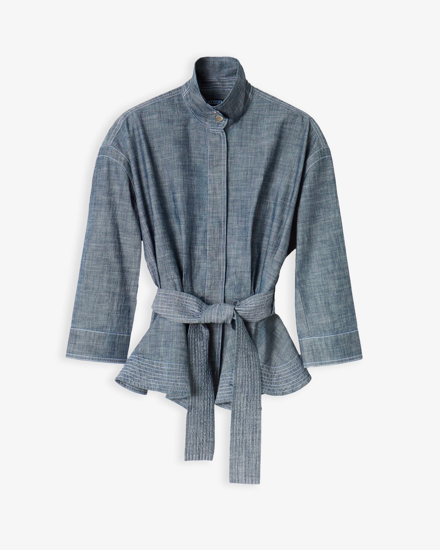 JACQUEMUS La veste Cabana De-Nimes Grey