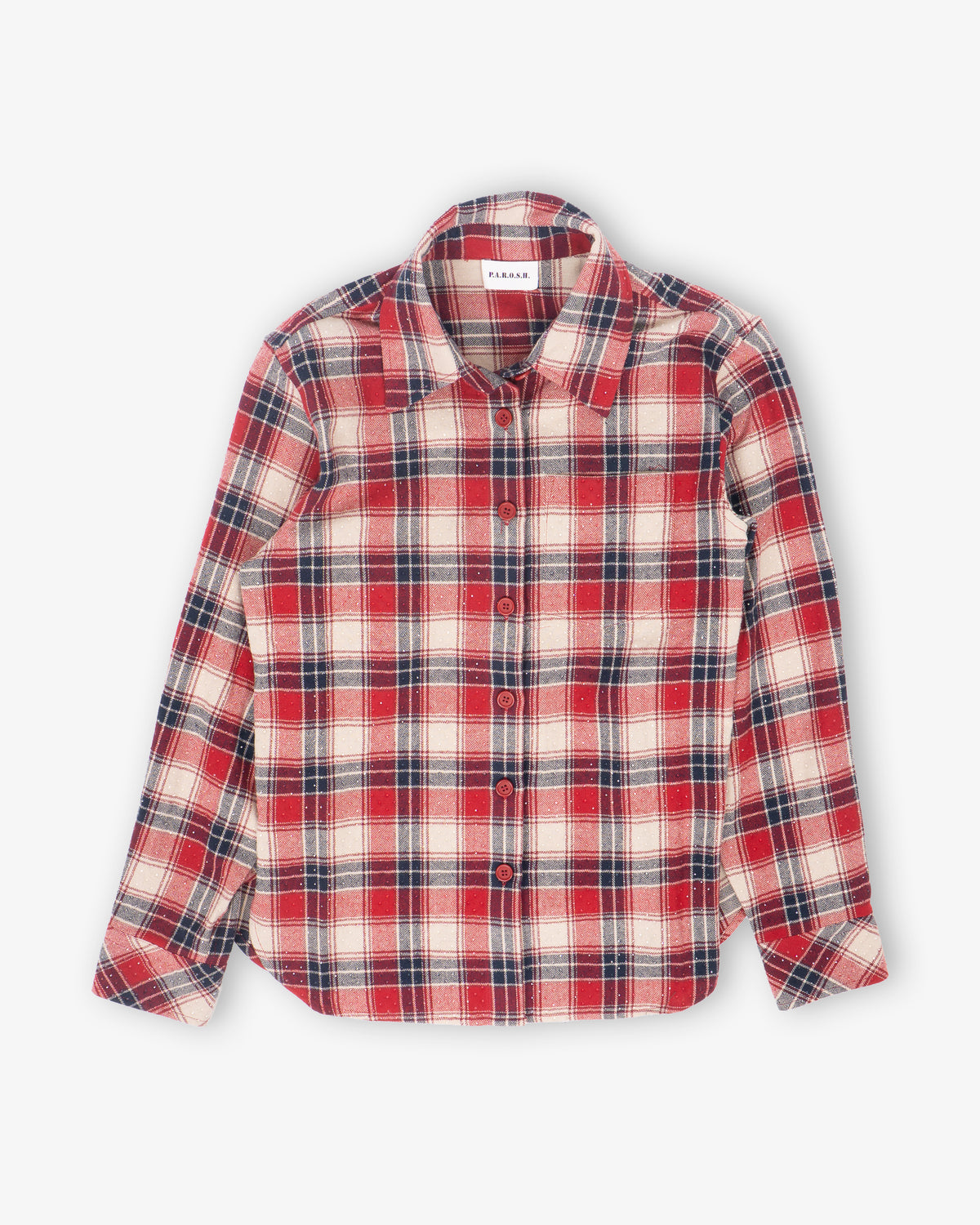 PAROSH Cowboy Shirt Fantasia Rossa