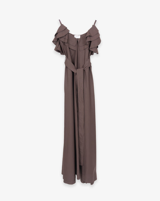 PAROSH Dress Brown